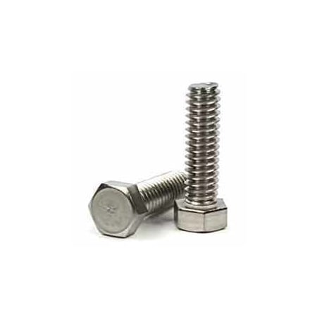 #10-24 X 1/2 In Hex Hex Machine Screw, Plain 316 Stainless Steel, 100 PK